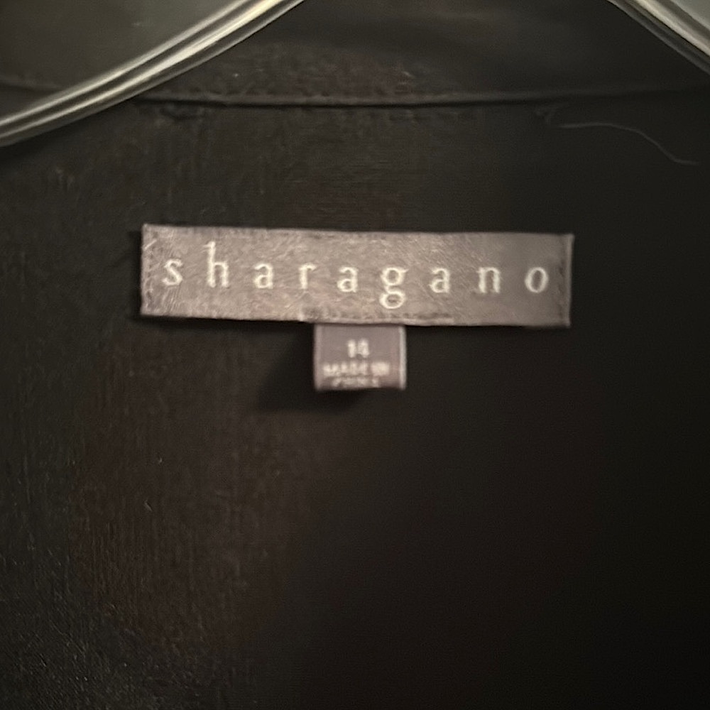 Sharagano Classic Black Dress